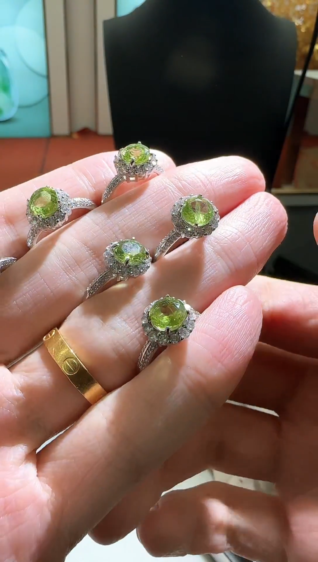 颈饰未镶嵌橄榄石【理想甄选】橄榄石戒指GLL-多样性发其一