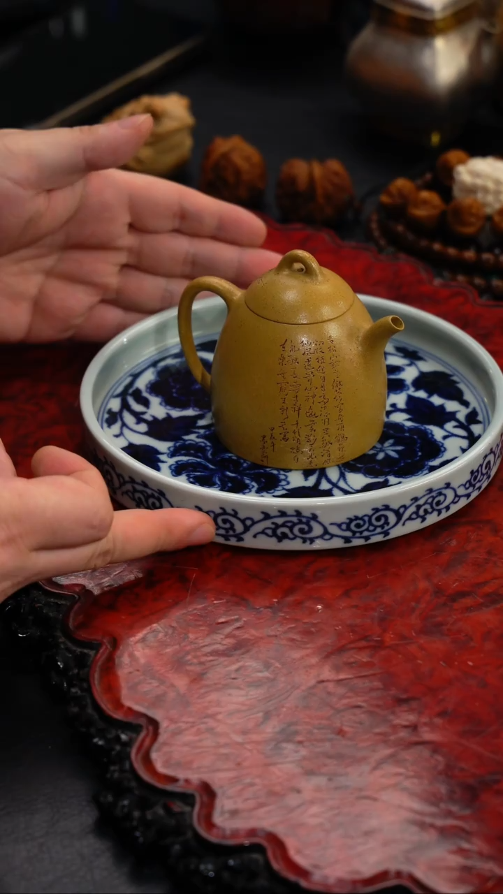 茶壶紫砂48 秦权,WYJ,梨皮