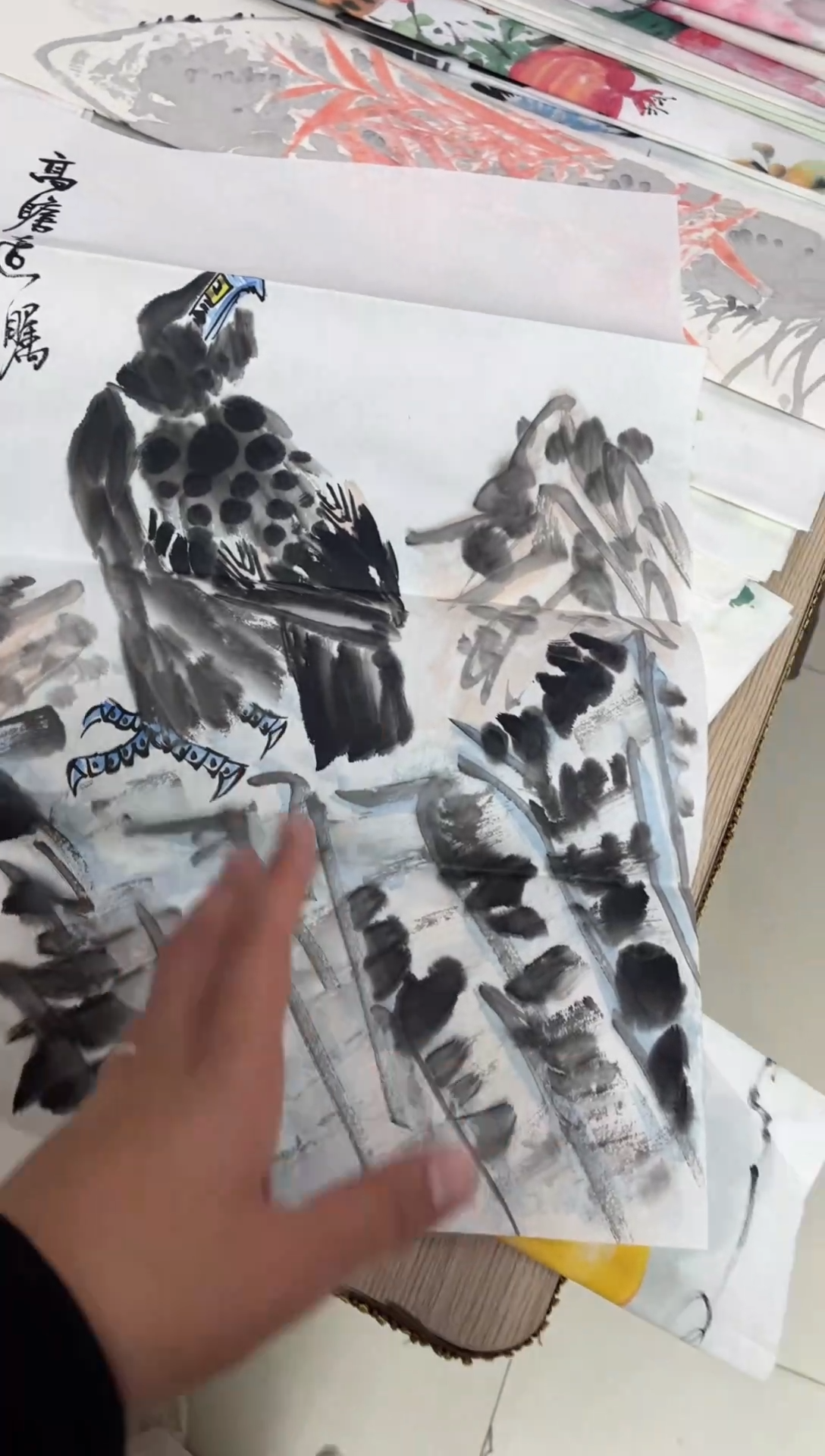 国画11.29国画手绘作品无边框