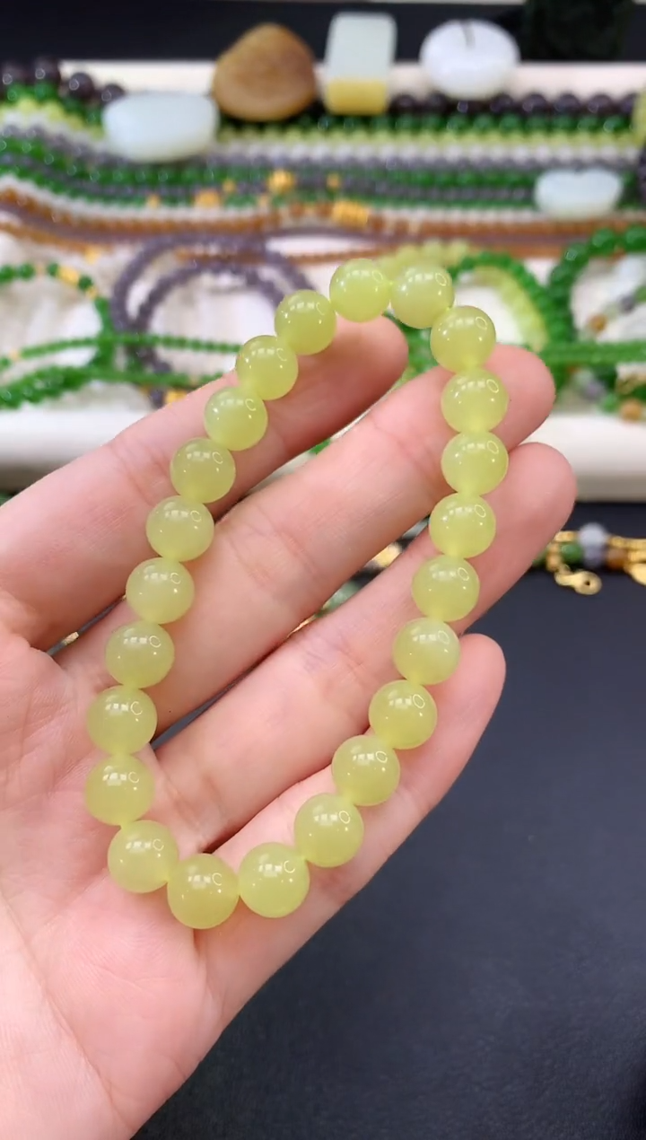 手串未镶嵌和田玉|1380多样性发其一