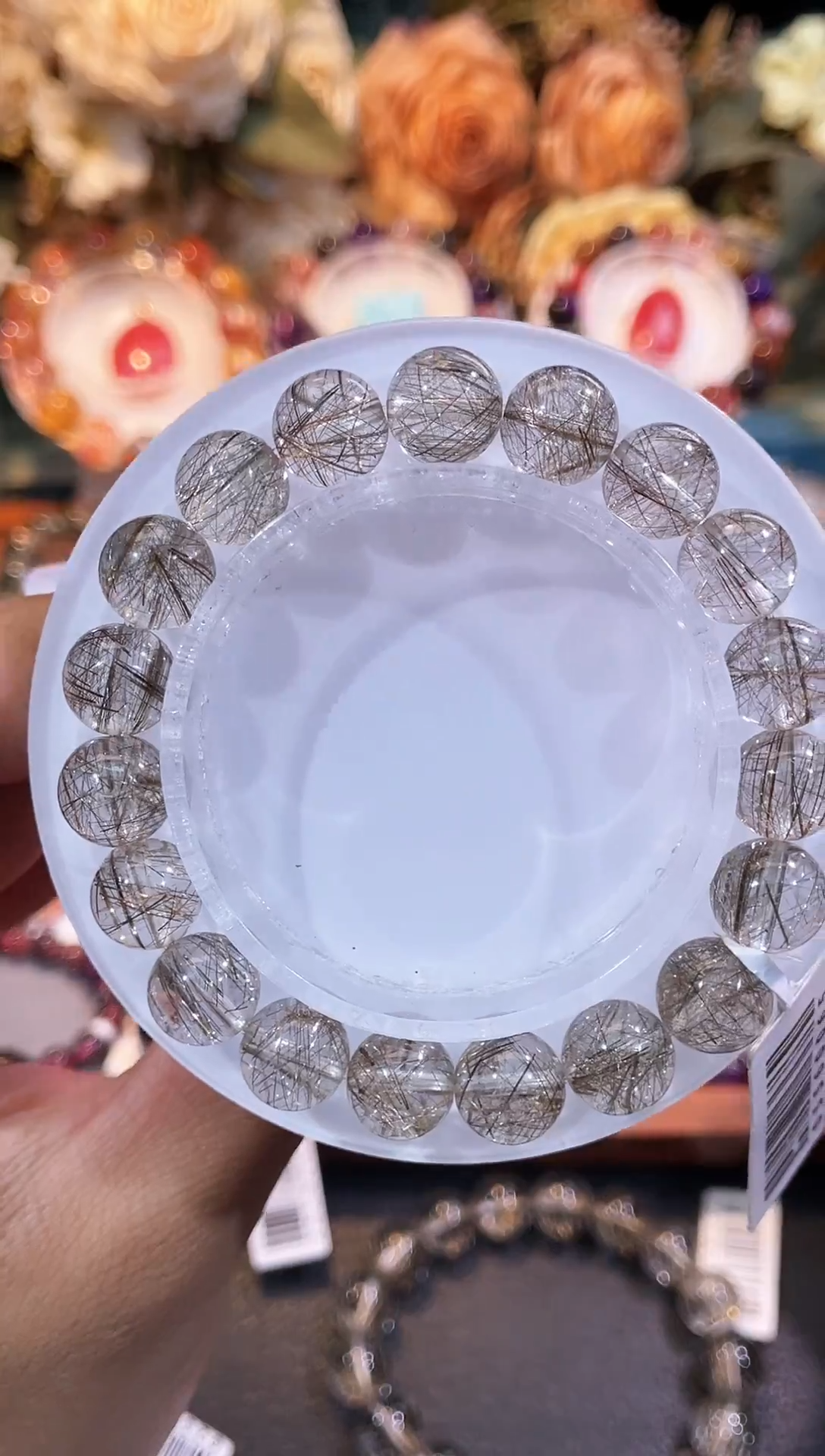 未镶嵌手链发晶魔鬼银发晶10m+