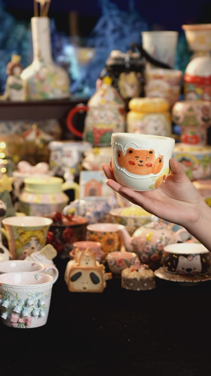 其他陶景德镇釉下彩手绘设计师款陶瓷