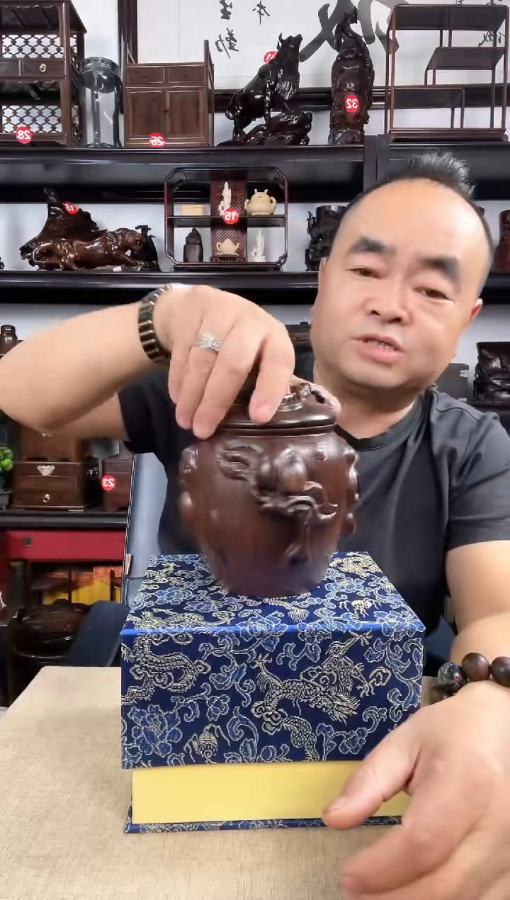 木新款茶叶罐老李红木工艺品