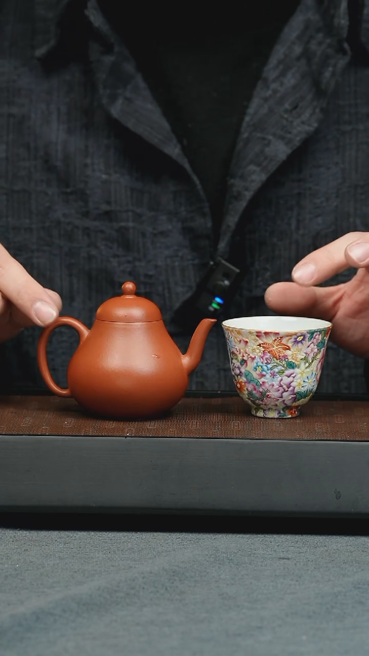 【闪购商品】紫砂茶壶五堂 思亭+万花杯