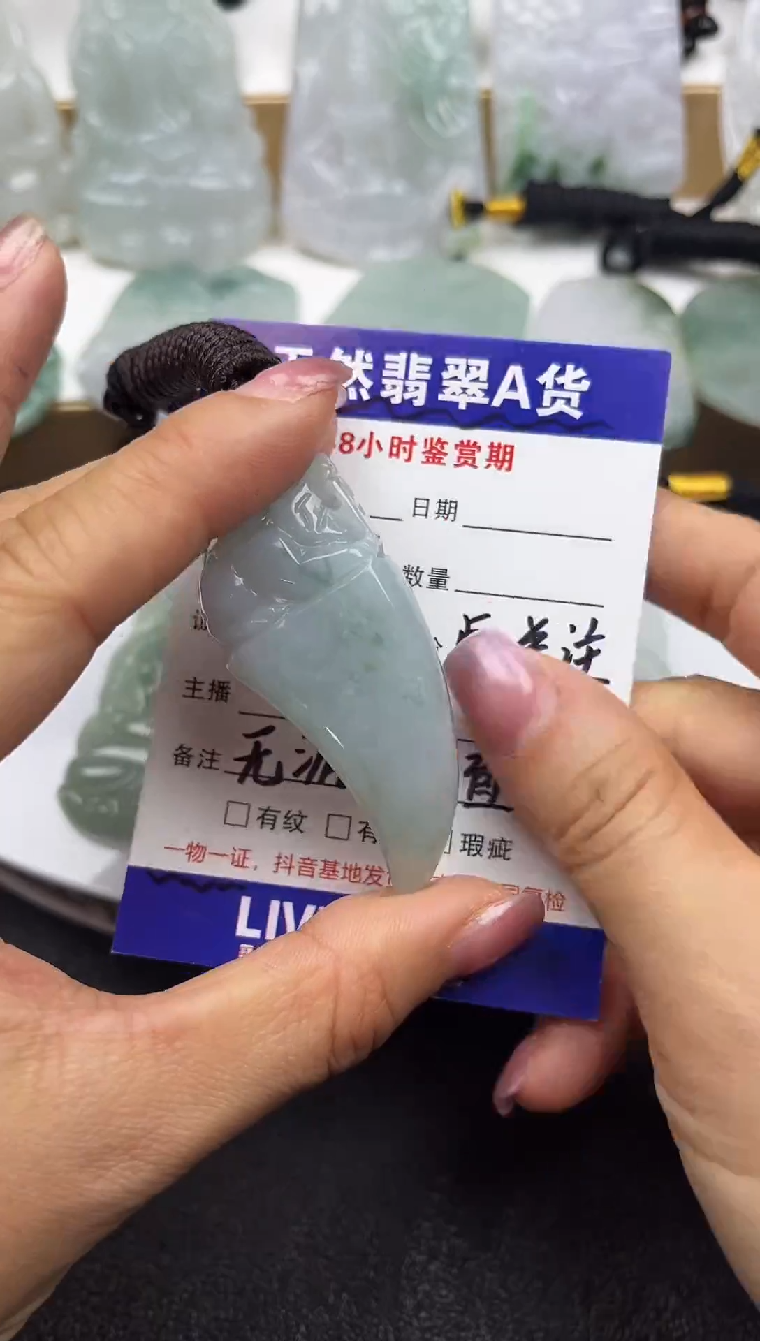 颈饰未镶嵌翡翠              