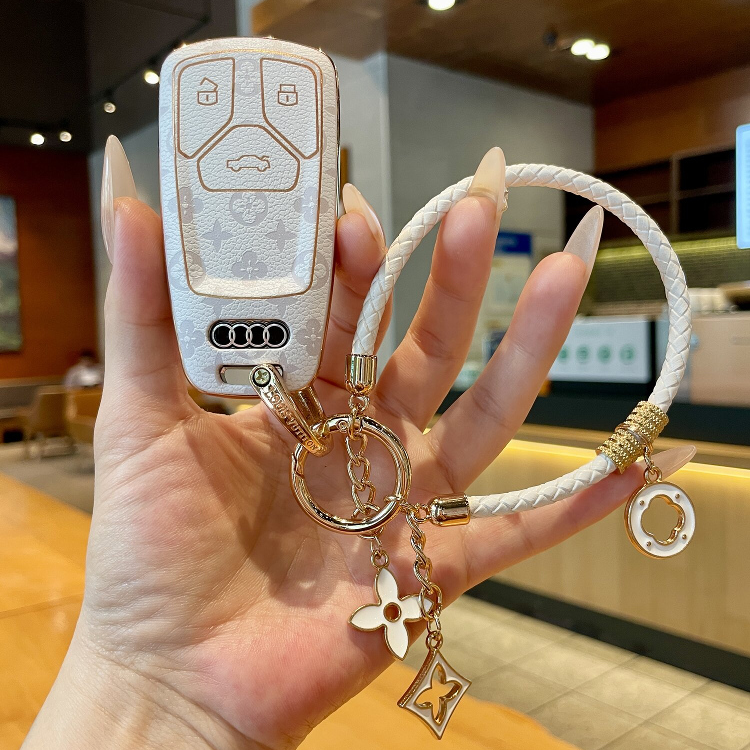 奥迪A4L钥匙套Q5L汽车A5新款A6L A3 Q3 Q2L Q7 A8 A7 q4正品定制