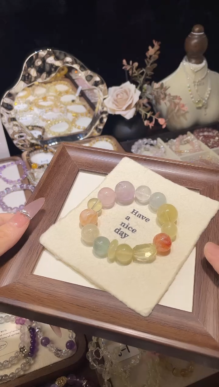 手链未镶嵌水晶【拍二】大咪多宝手链