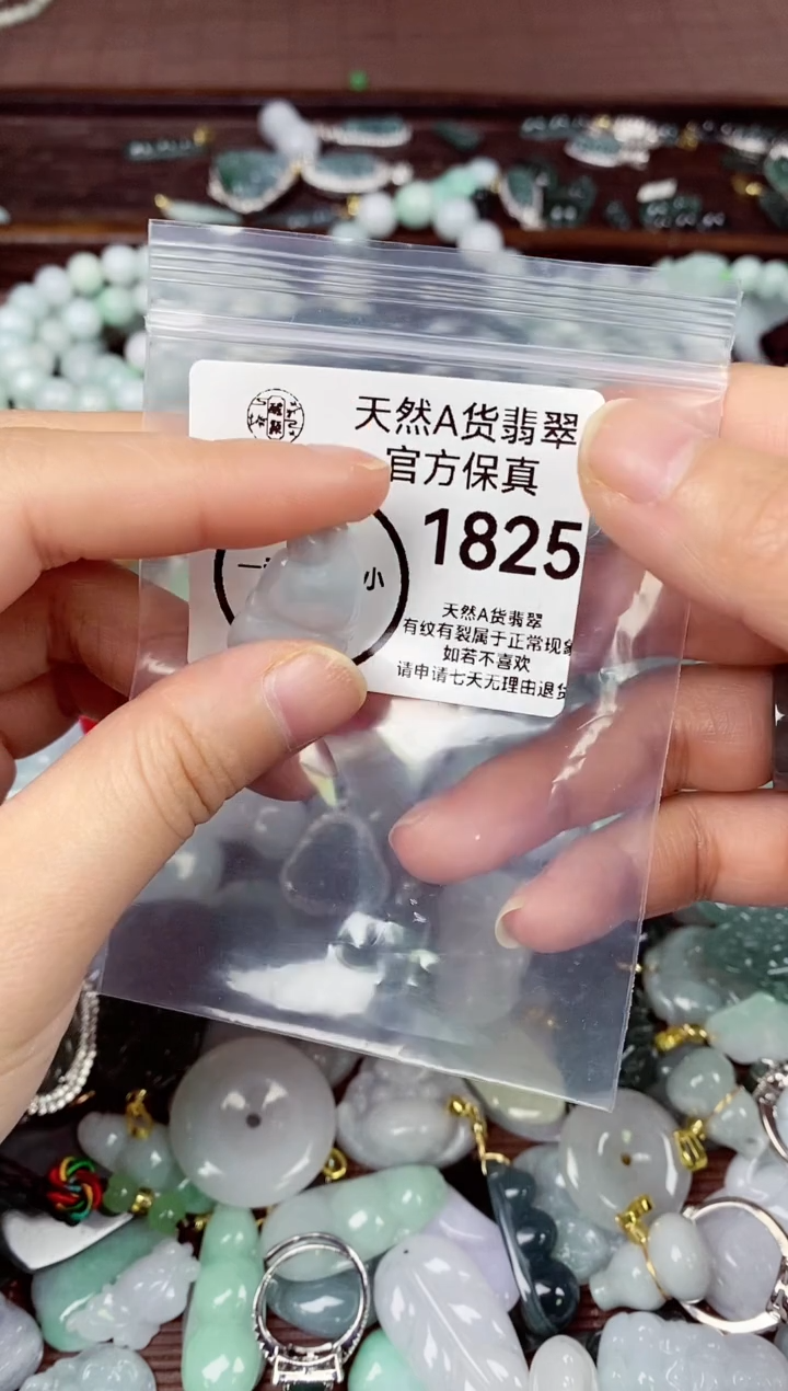 【闪购商品】翡翠颈饰未镶嵌天然A货翡翠 1825