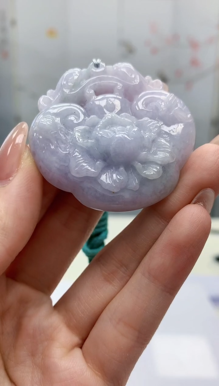 【闪购商品】定制翡翠未镶嵌3123jw-毛货挂件97