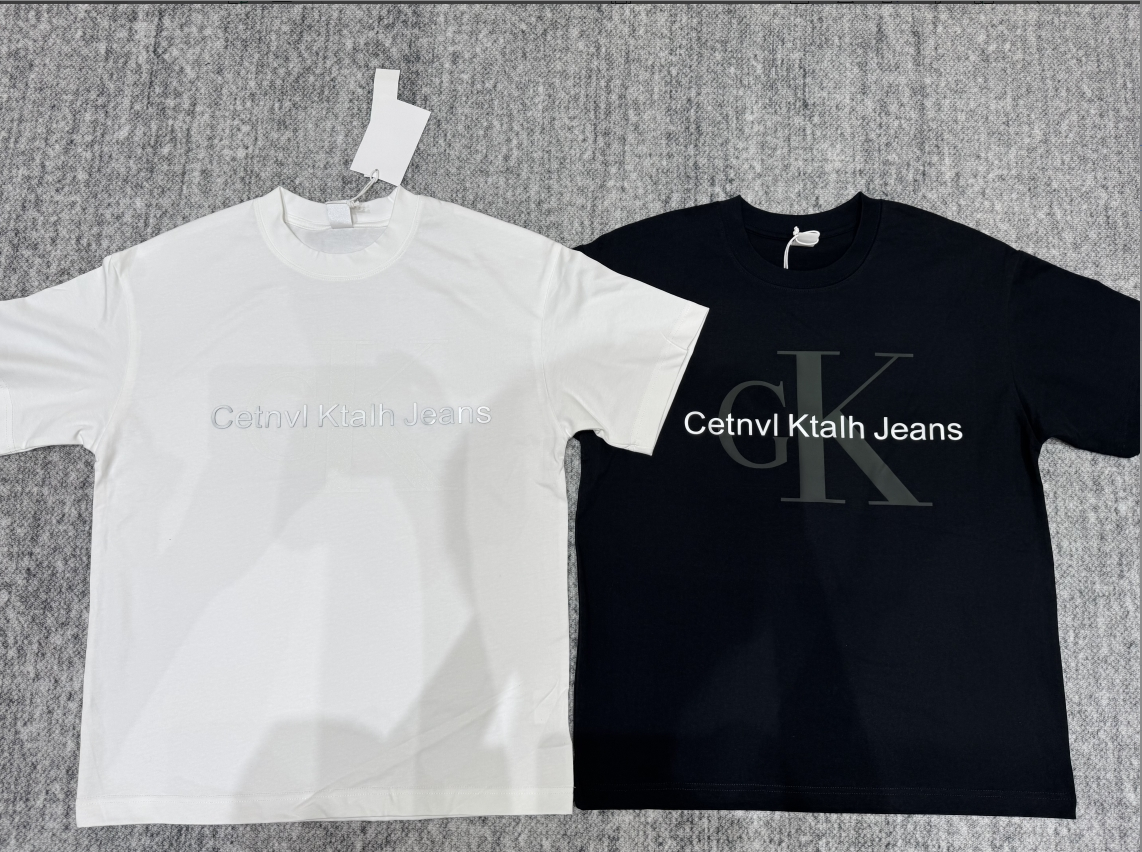 纯棉宽松圆领潮牌男女休闲宽松潮流印花情侣圆领-D762