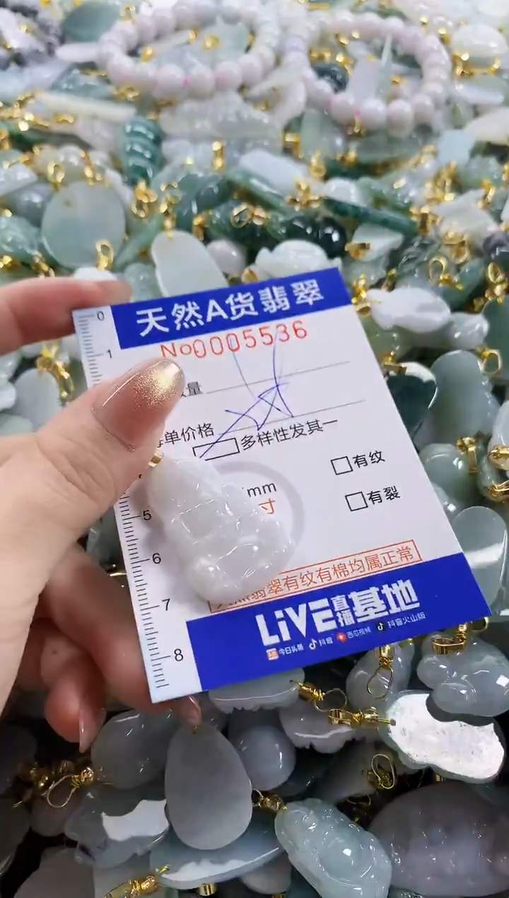 颈饰未镶嵌翡翠天然A货翡翠