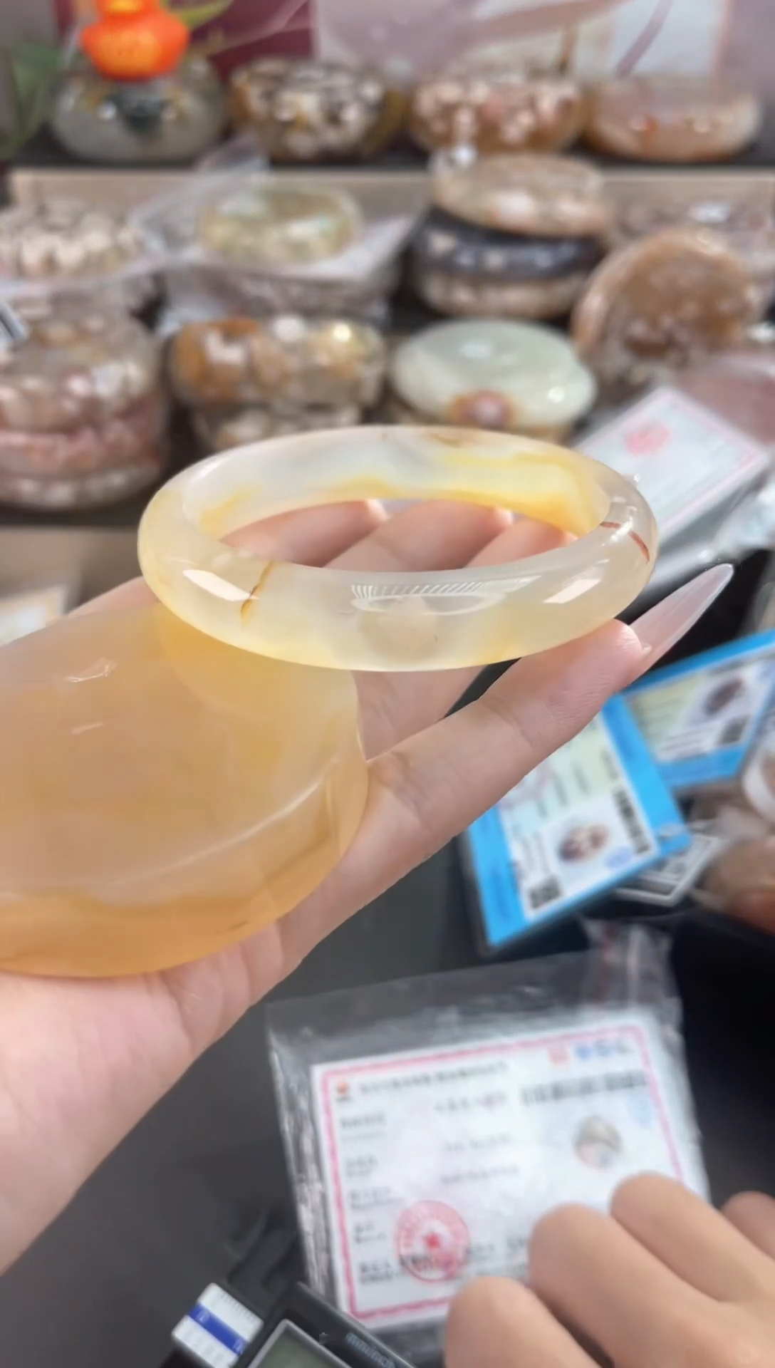 未镶嵌手镯石英质玉59