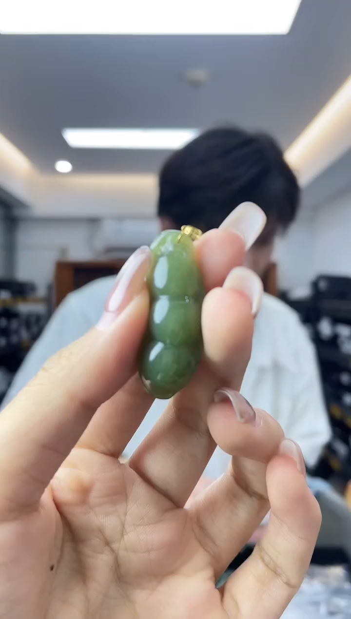 和田玉18K金镶嵌颈饰多样性一件发货