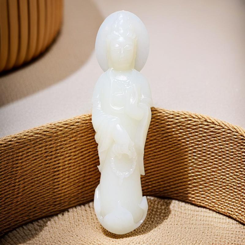 和田玉吊坠(不含链)未镶嵌