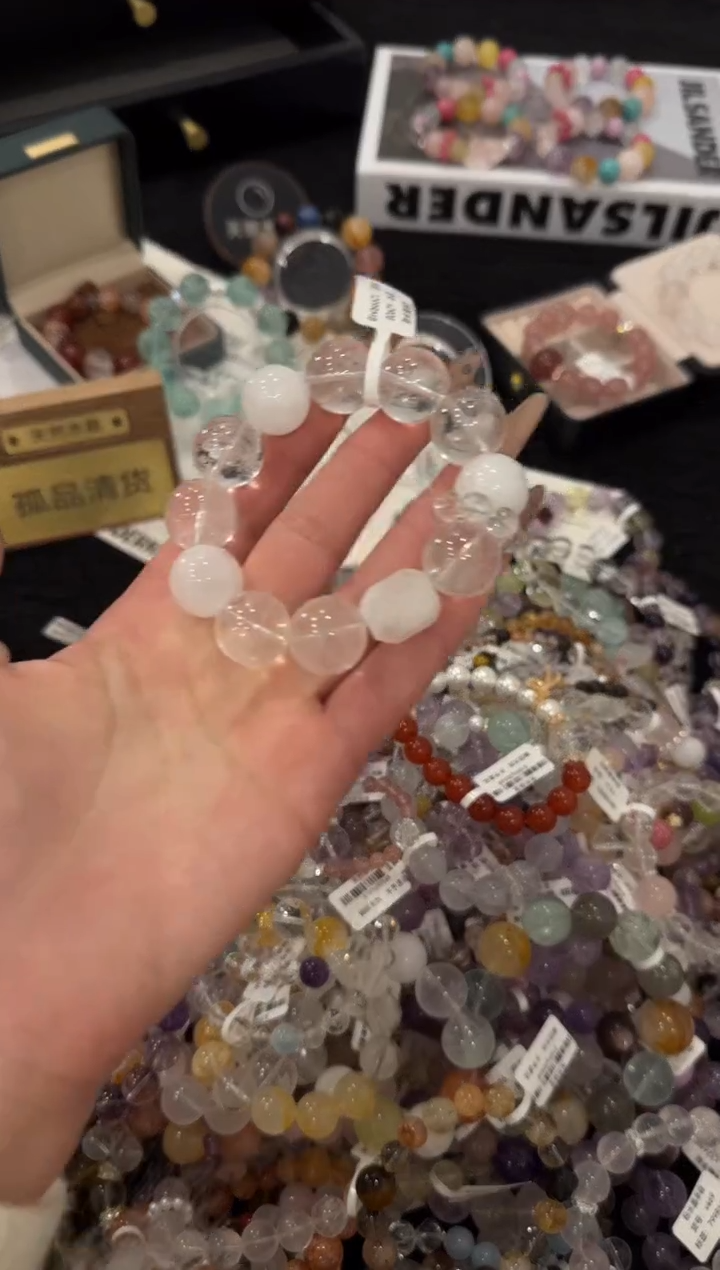 合金手链水晶白幽灵x2908