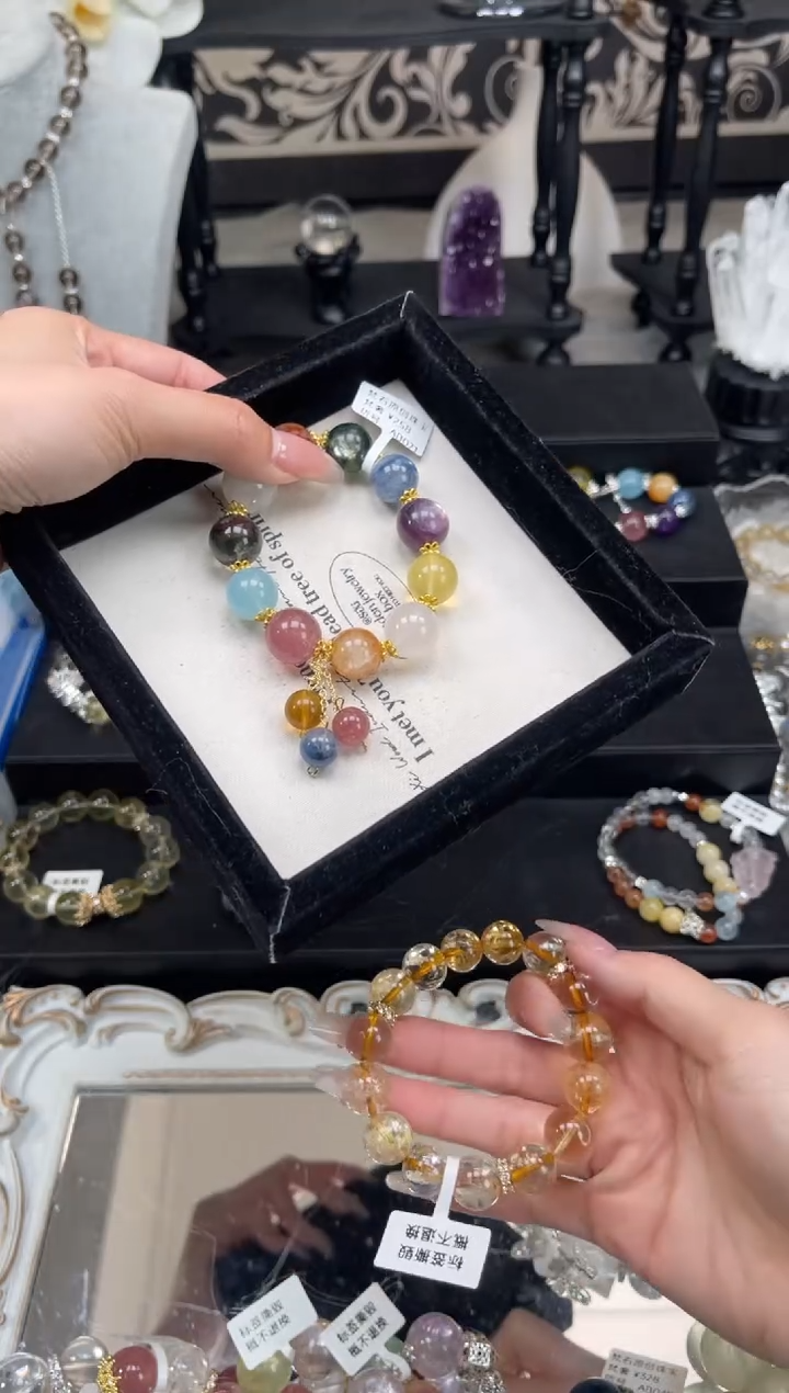 【闪购商品】水晶手链未镶嵌天然水晶 多样性发货