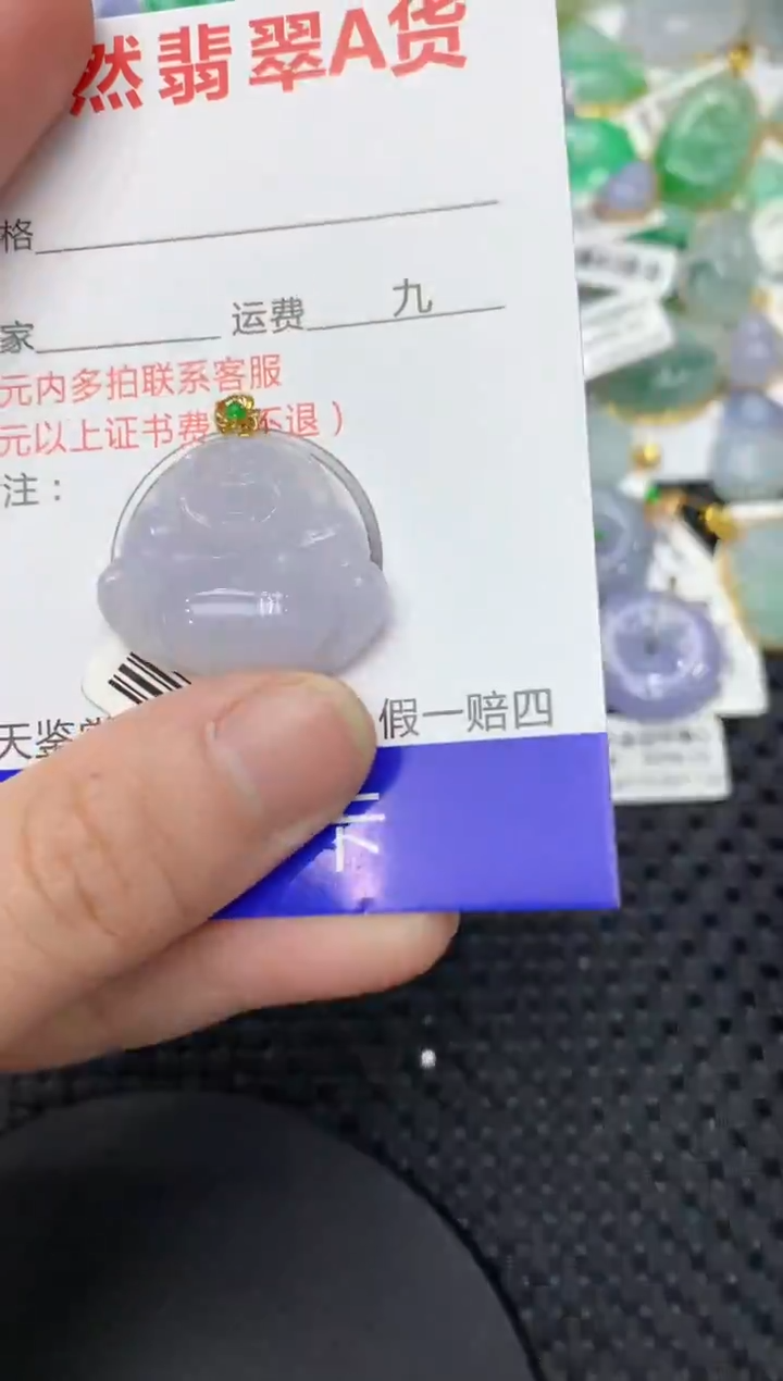 【闪购商品】翡翠颈饰18K金镶嵌11111111111