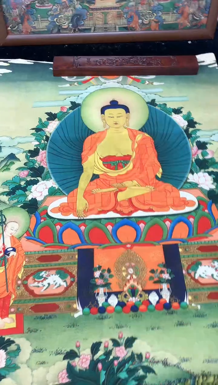 卷轴画081释迦摩尼佛