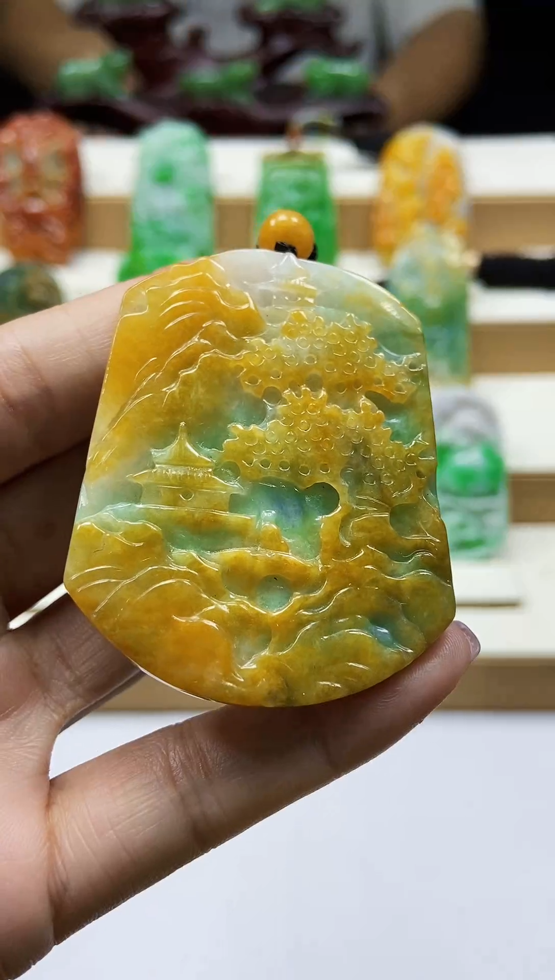 未镶嵌挂件翡翠翡翠A货