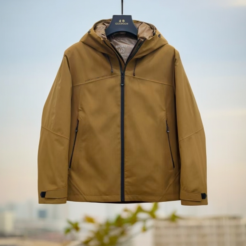 【羽绒服2592】男士轻商务通勤城市户外可脱卸内胆三穿连帽羽绒服