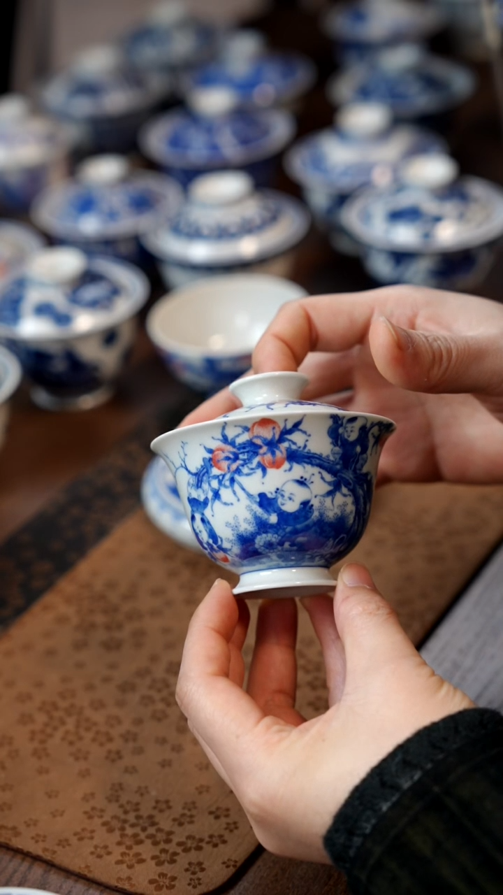 牧山童子盖碗1111111