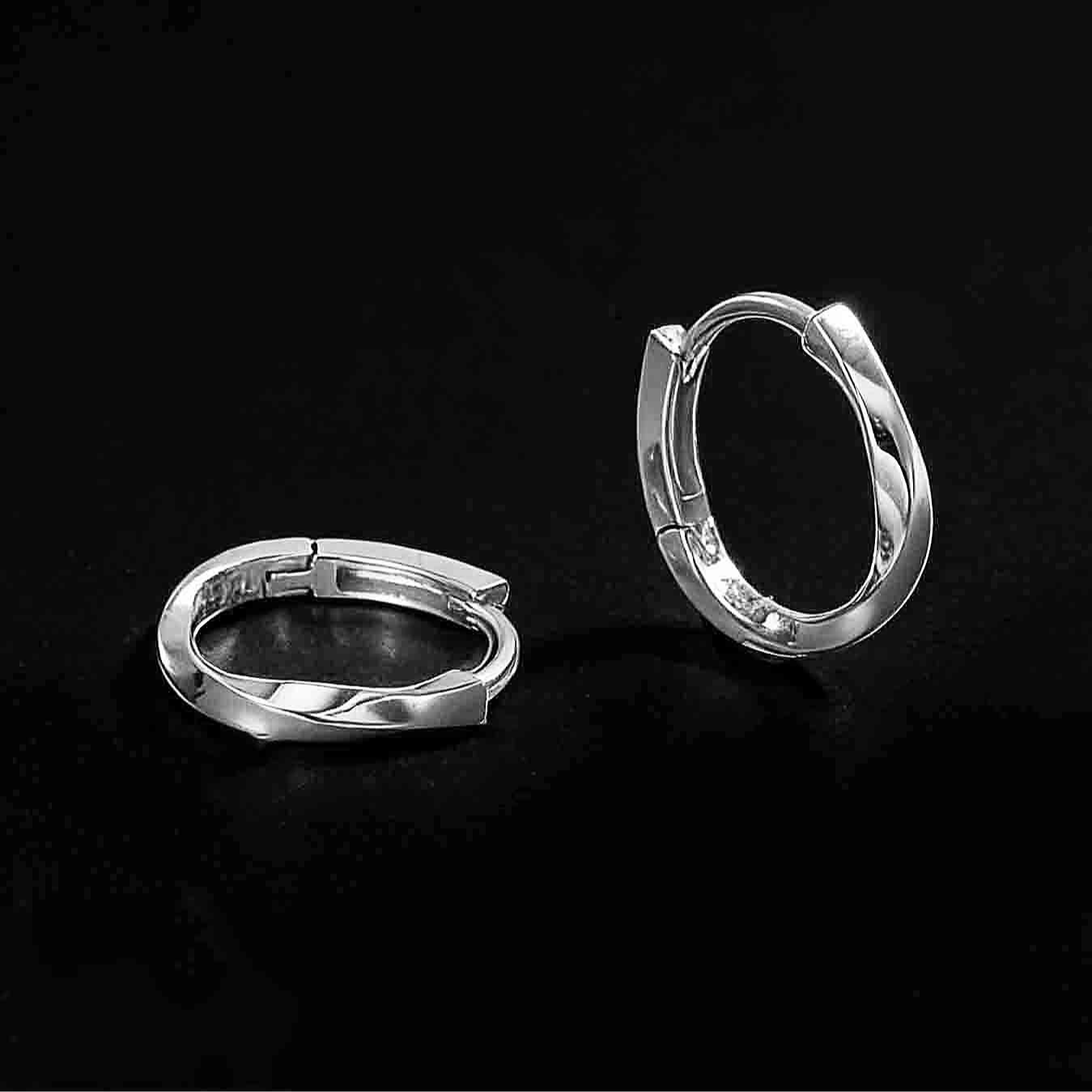 925银耳饰  ——木木（M743）纯银耳扣内径10.5毫米