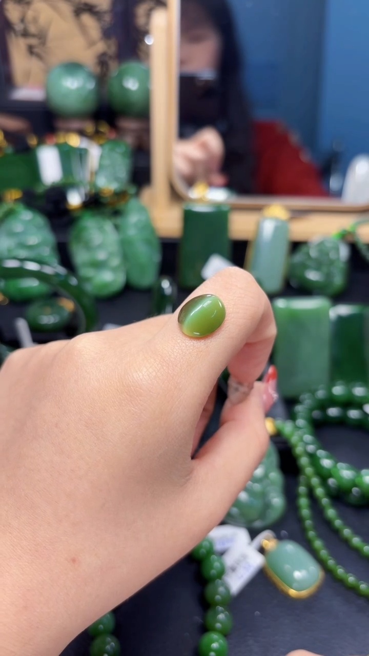 【闪购商品】和田玉（碧玉）挂件未镶嵌1