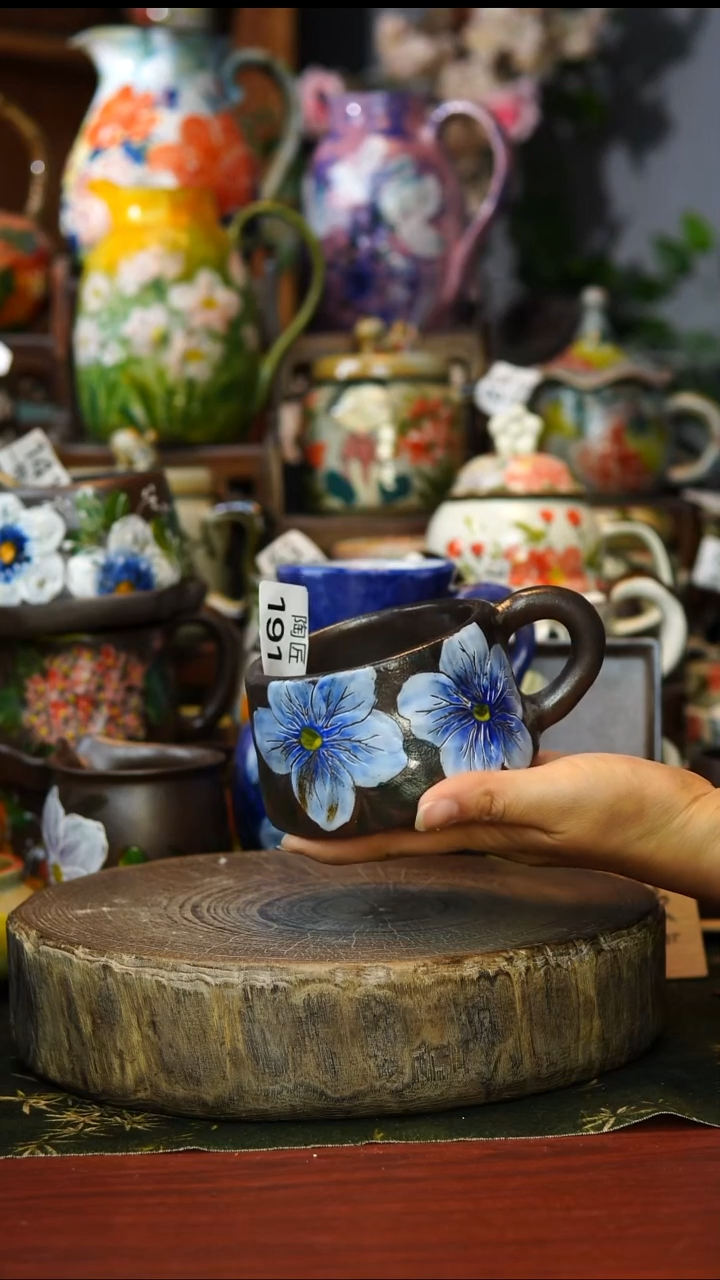 陶瓷191景德镇手工高温釉下彩