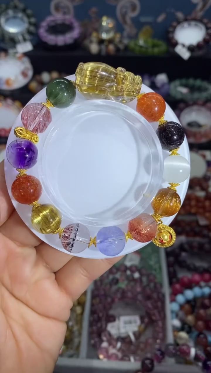 【闪购商品】水晶手串未镶嵌多宝