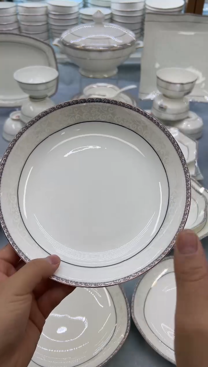 骨瓷玲珑5高6个 