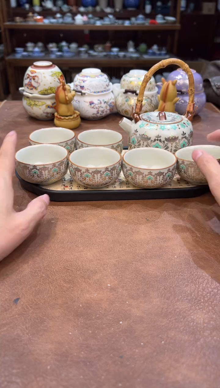 真的很便宜会开片的旅行茶具