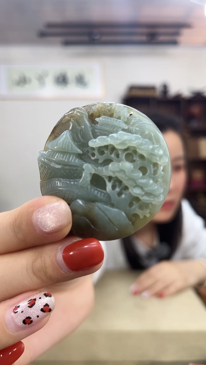 未镶嵌和田玉把件212和天切莫牌子