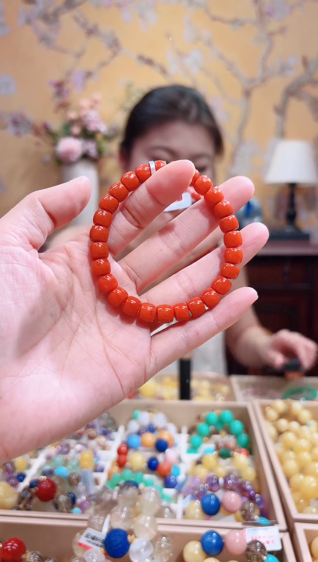 未镶嵌手串南红玛瑙9+咪天然瓦西南红