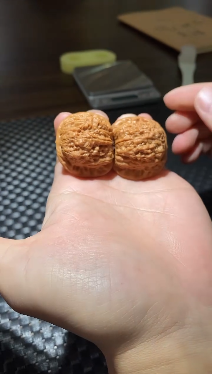 把件文玩核桃微修打底血麒麟38