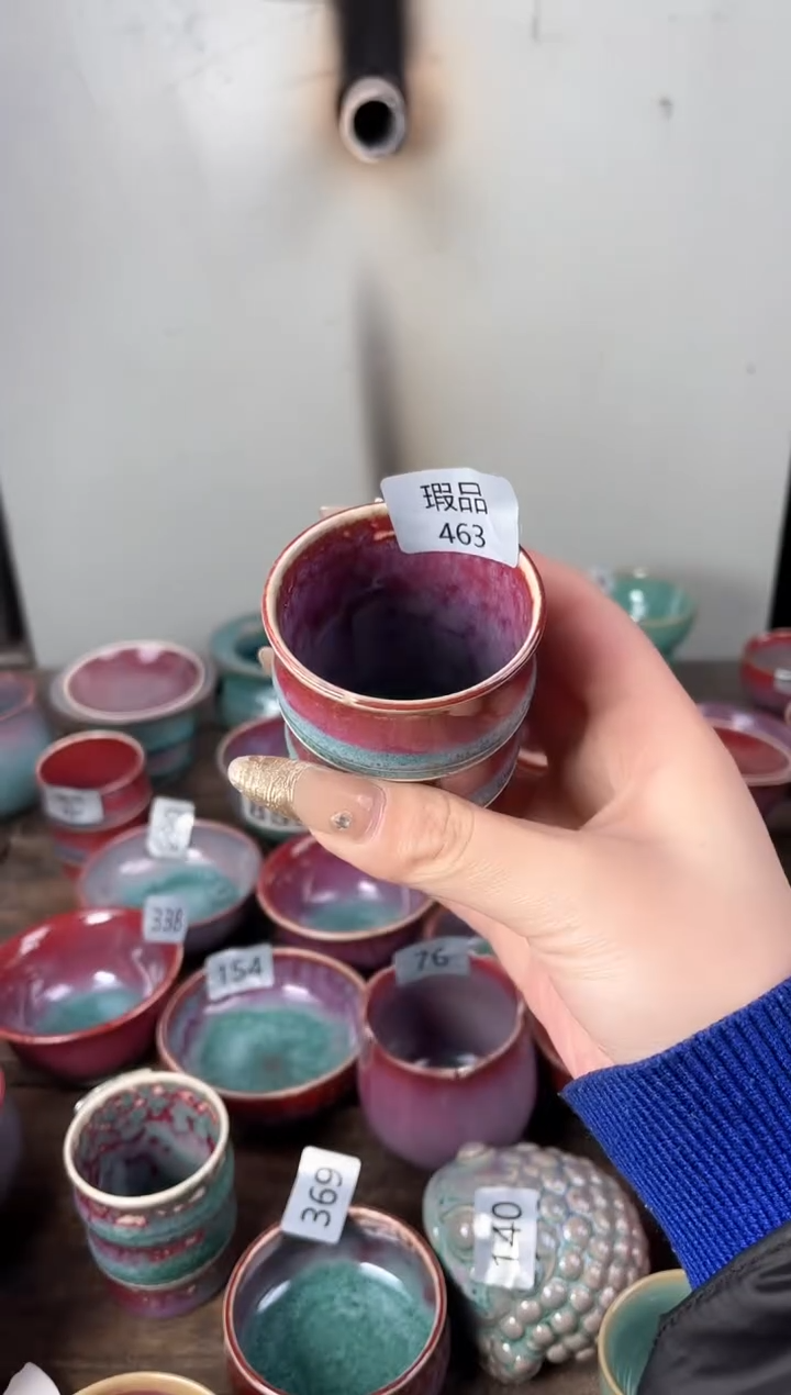 【闪购商品】摆件钧瓷手工茶器窑变