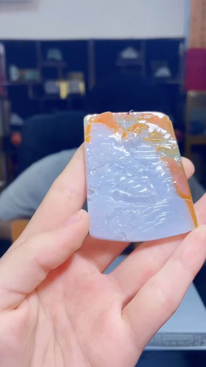 翡翠未镶嵌吊坠(不含链)S26