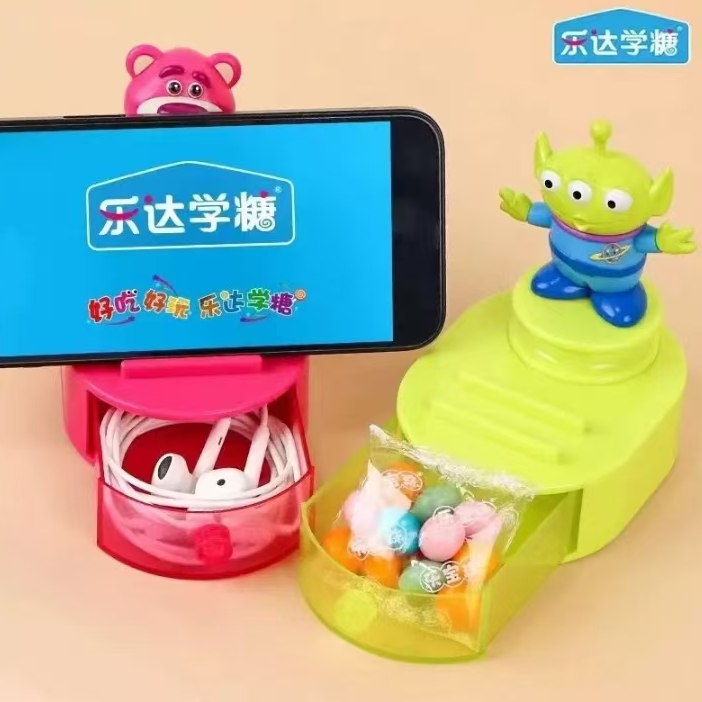 【保质期至25.12.23】（草莓熊/三眼仔）造型手机支架 果汁软糖