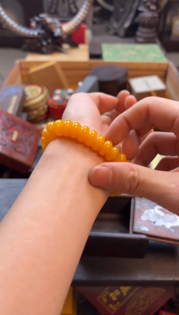 未镶嵌蜜蜡手链——————————————1