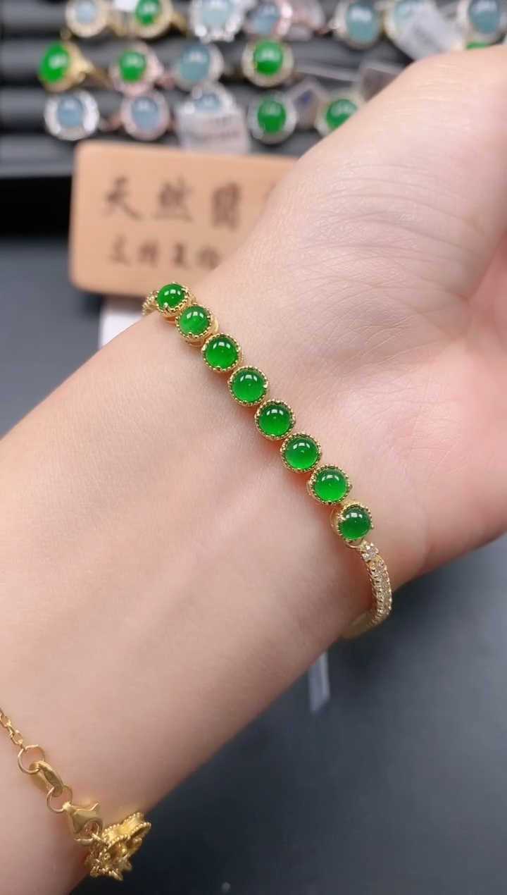 银S925镶嵌戒指翡翠1111