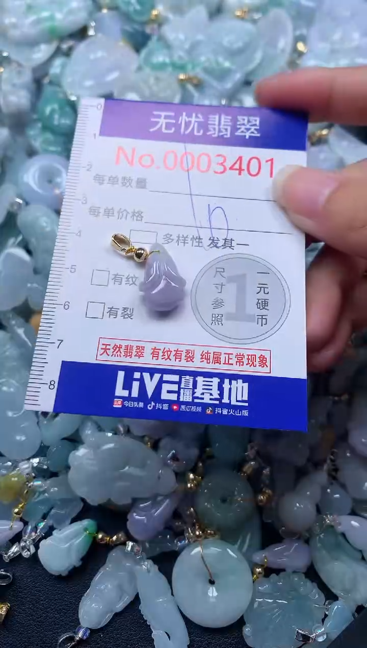 颈饰未镶嵌翡翠3401