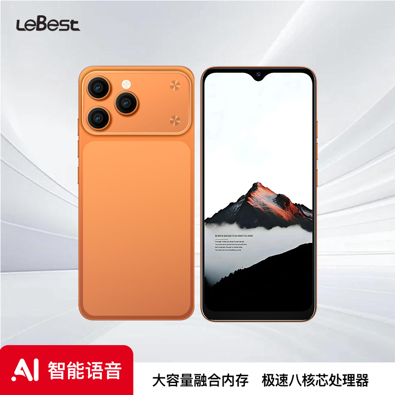【官方正品】新款6.5英寸全网通双卡双待智能人脸识别百事乐手机全H