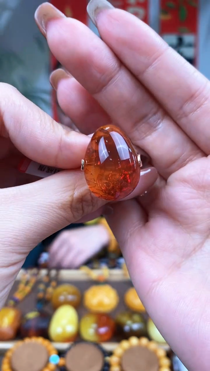 【闪购商品】琥珀裸石银S925镶嵌基地发货 一物一证 顺丰包邮