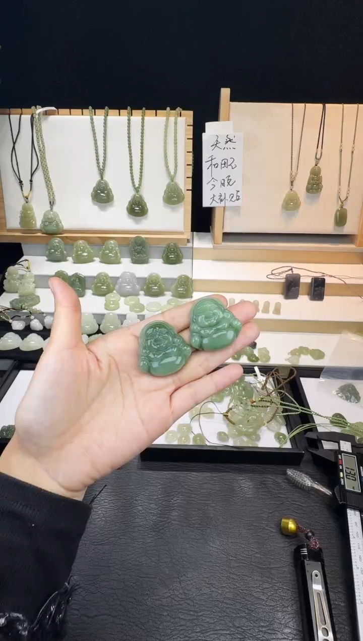 【闪购商品】和田玉颈饰未镶嵌35碧玉佛公多样性发1微包容