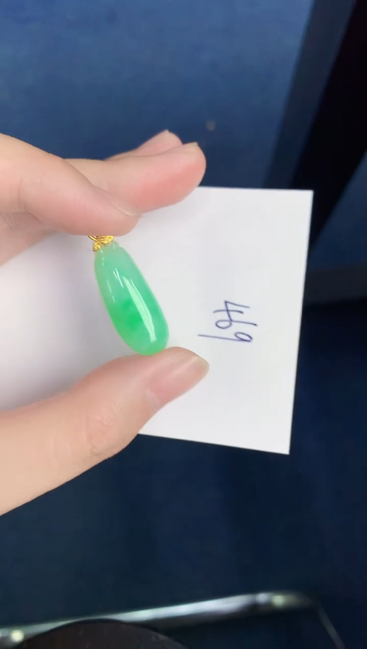 【闪购商品】翡翠颈饰18K金镶嵌0000000000