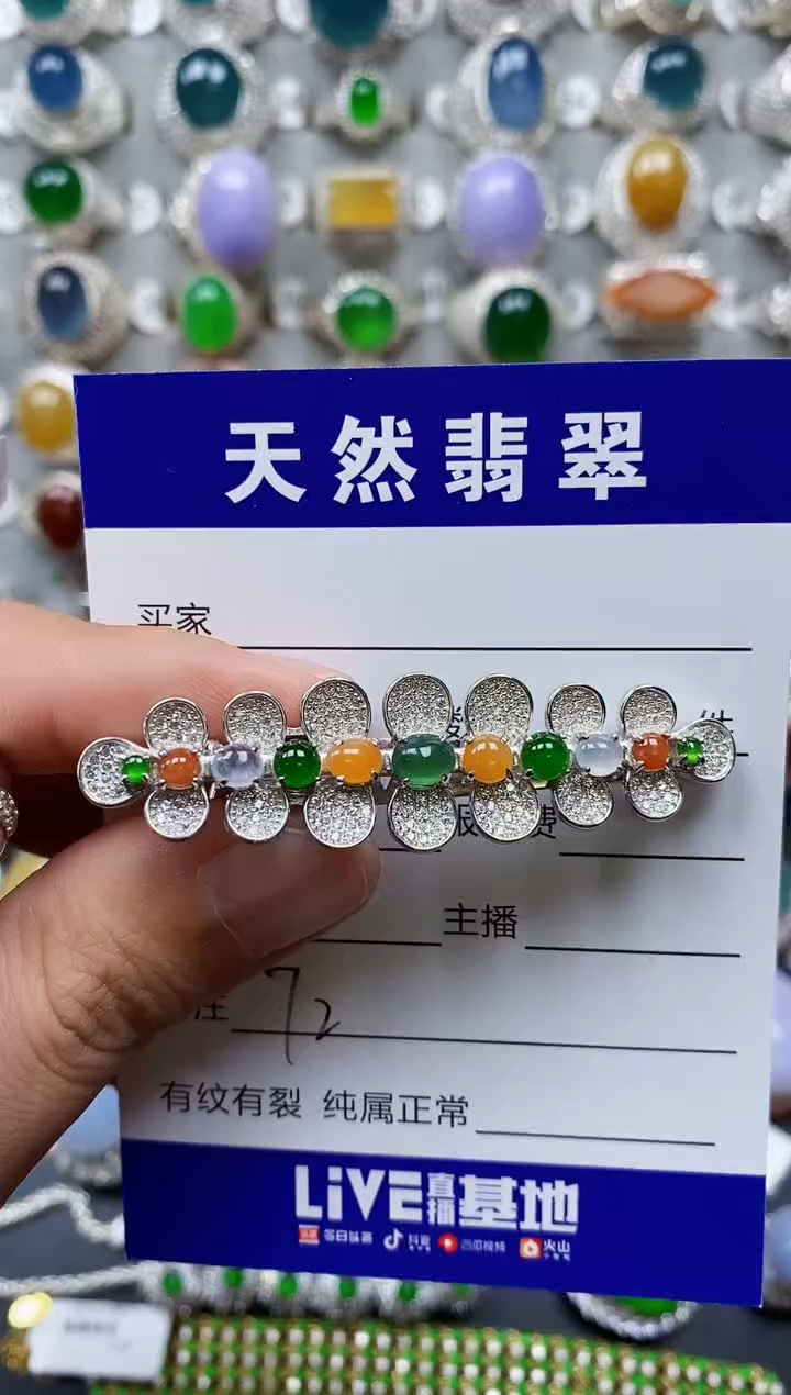 【闪购商品】翡翠颈饰银S925镶嵌0072