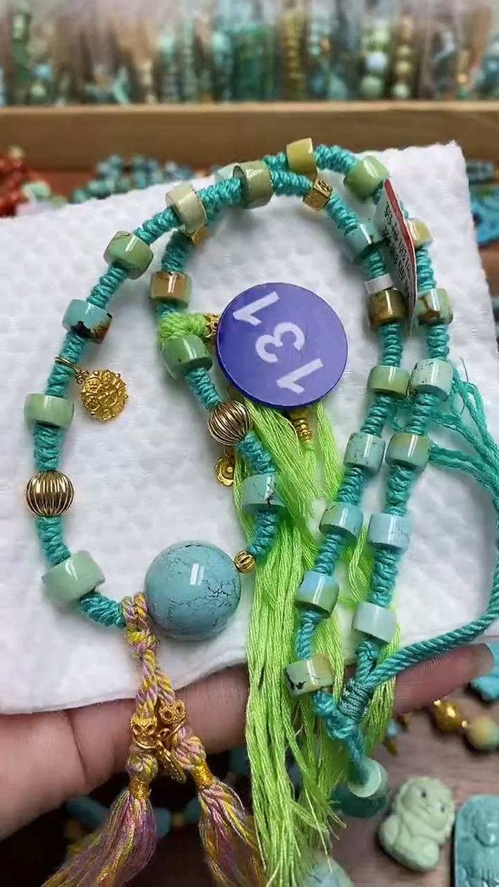 【闪购商品】绿松石项链银S925镶嵌131