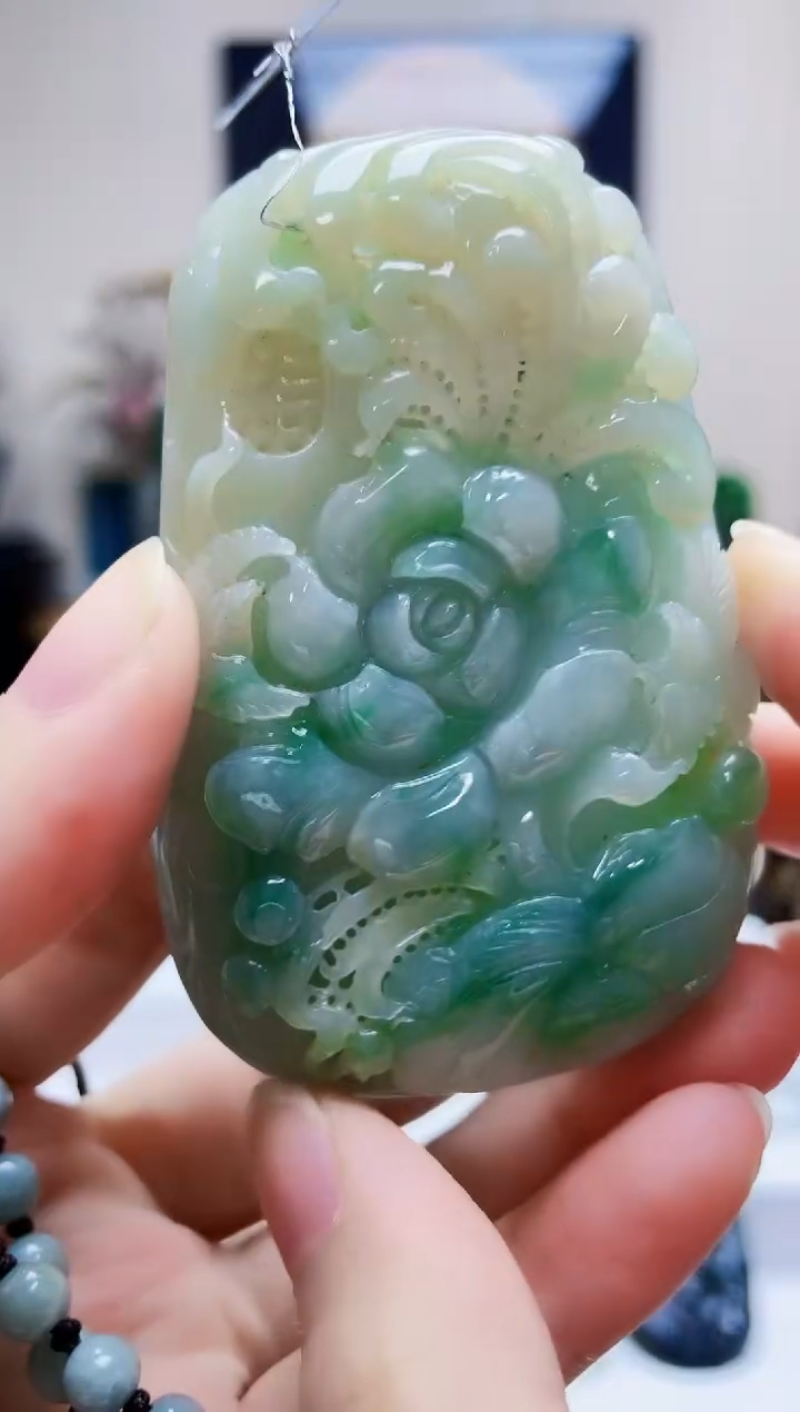 未镶嵌定制翡翠吊坠184