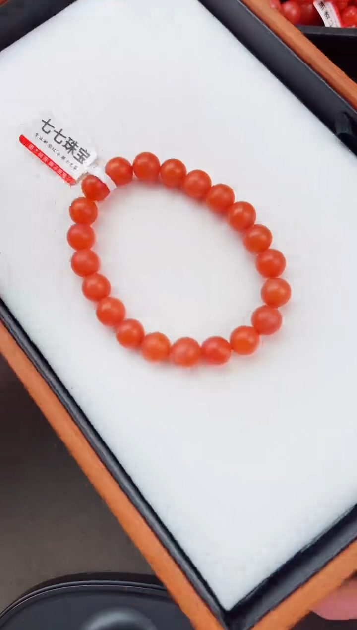 【闪购商品】南红玛瑙哑光手串卡9+未镶嵌保山杨柳滴水洞