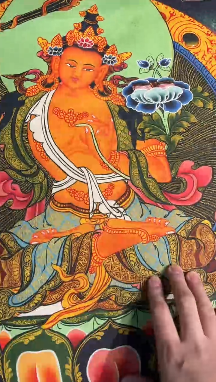 卷轴画卷轴画天天的唐卡tk16