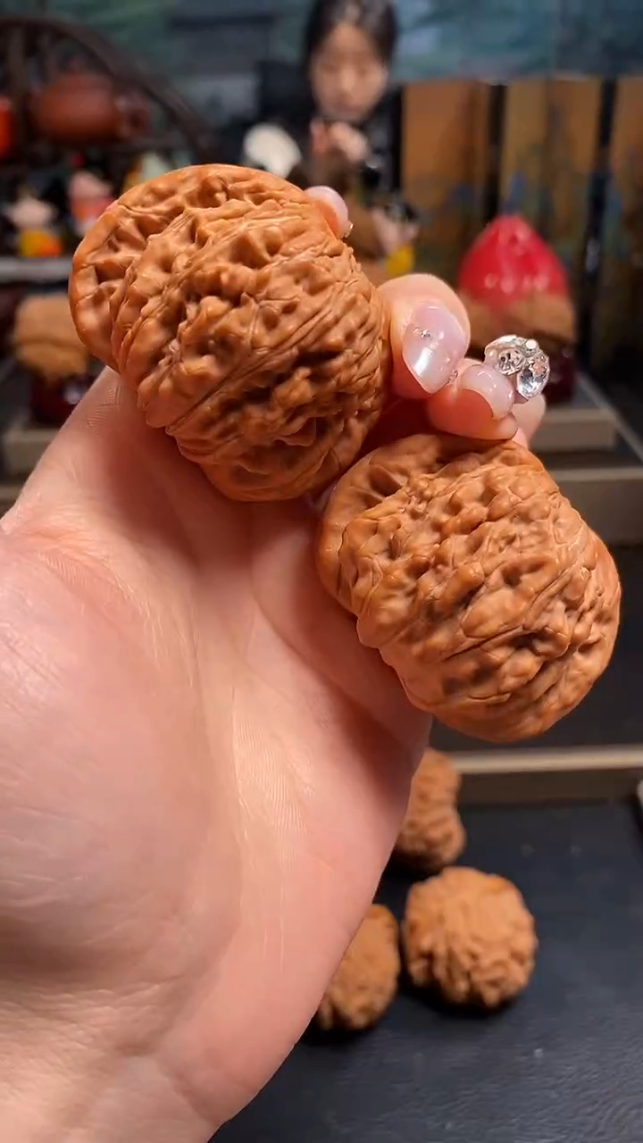 【闪购商品】文玩核桃吊坠H643四座楼48